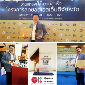 อี.พี.เดคคอร์ รับรางวัลสุดยอด SMEs จังหวัด 59