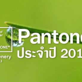 อัพเดต Pantone สีมาแรงแห่งปี 2017!!!